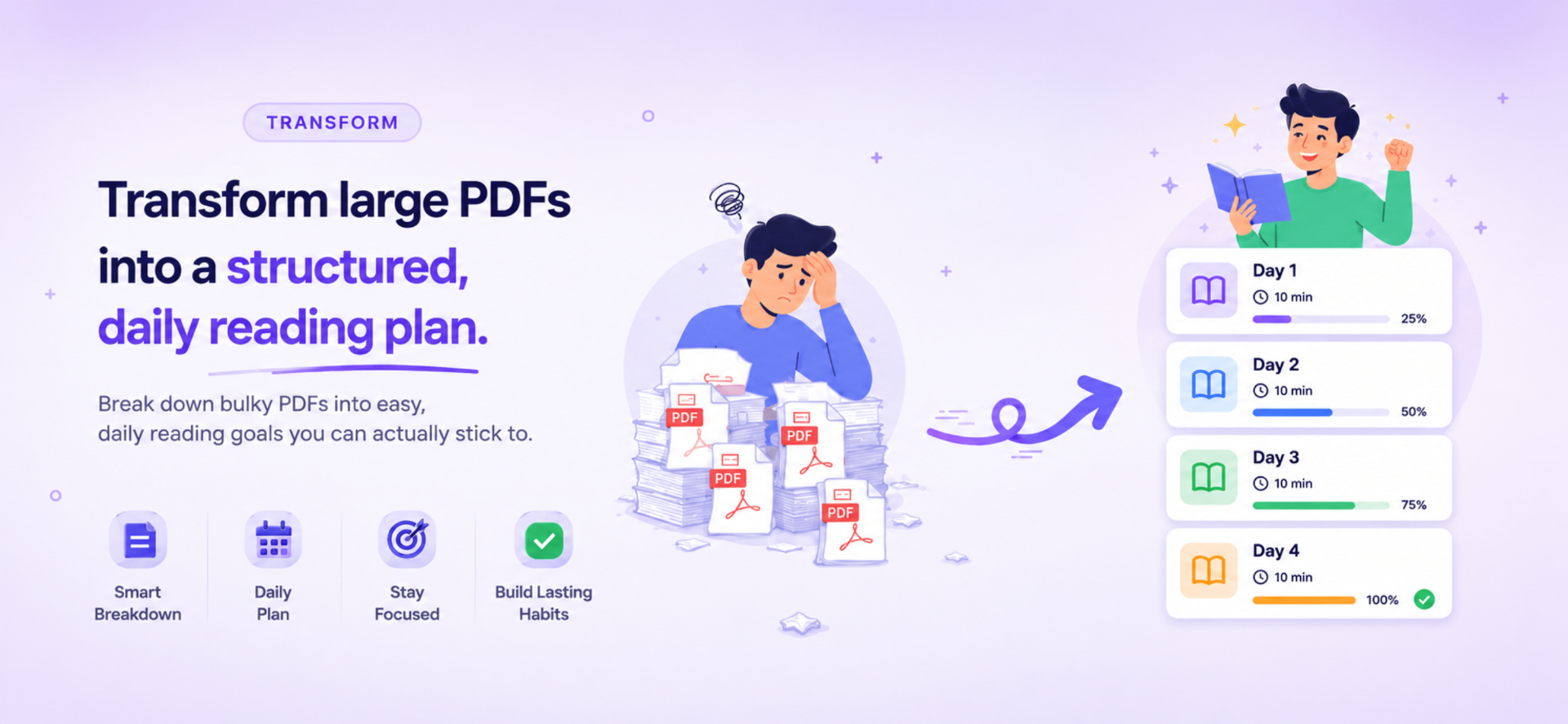 DailyRead app preview